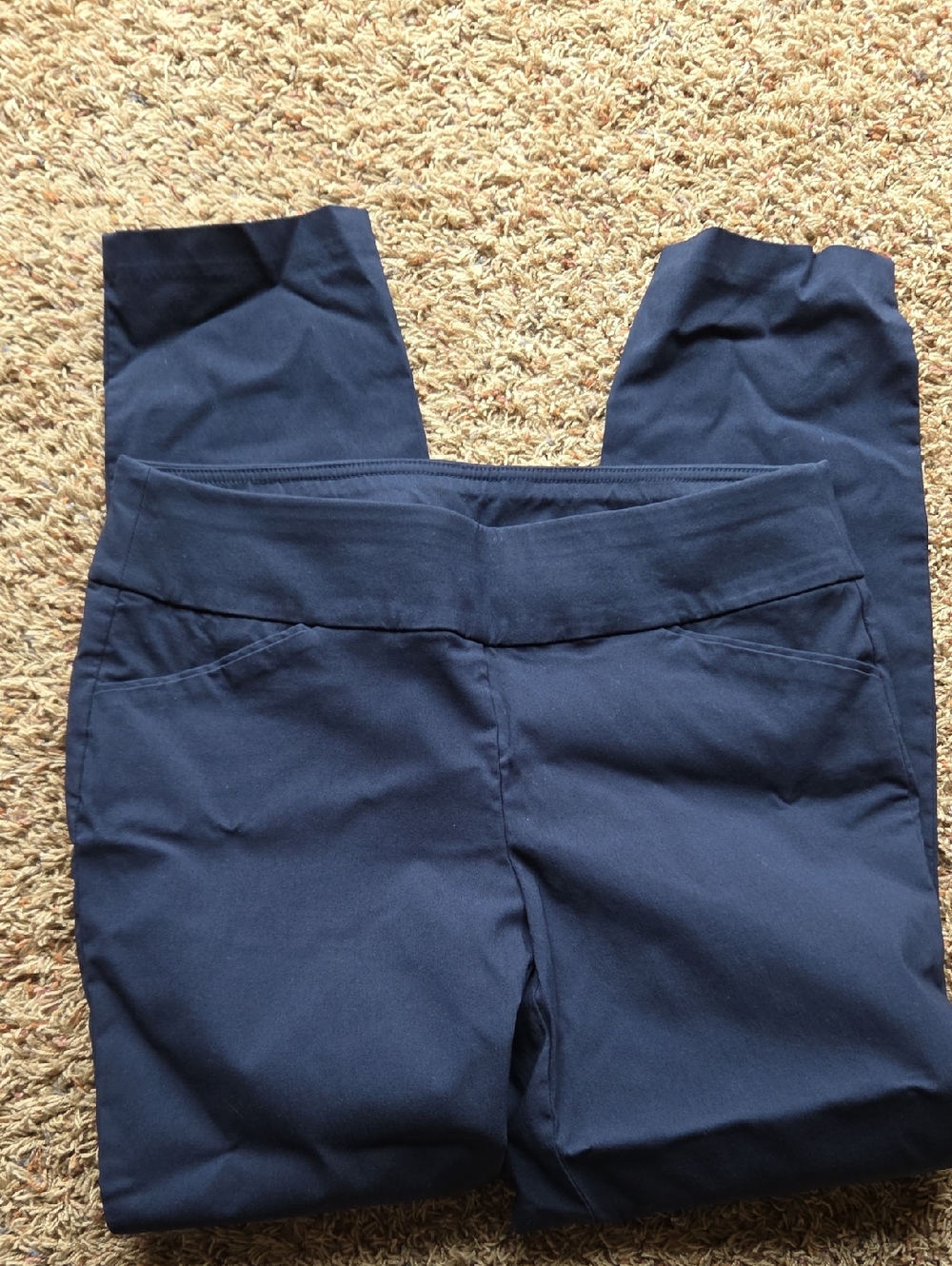 Christopher & Banks Navy Blue Ponte Leggings